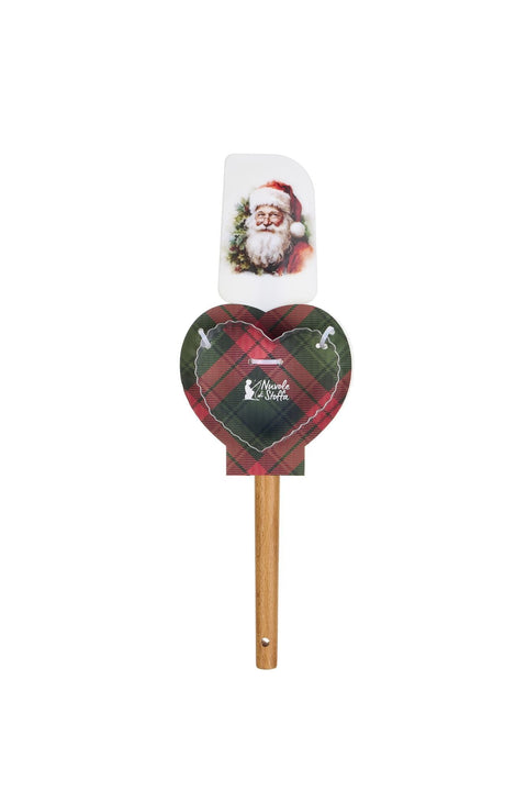 Set de 2 spatules et tampons « Christmas is Coming » en tissu, 6 variantes