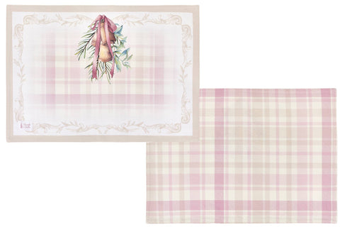 Cloth Clouds Set of 2 Christmas Placemats "Darling" 2 Variants (2pcs)