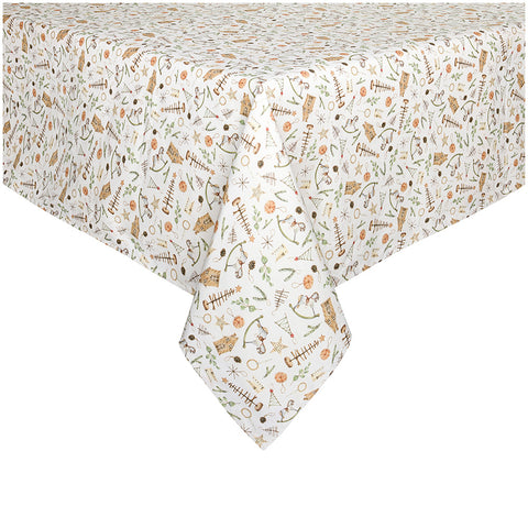 Nuvole di Stoffa Nappe rectangulaire de Noël en coton "Ricordi" 3 variantes (1pc)