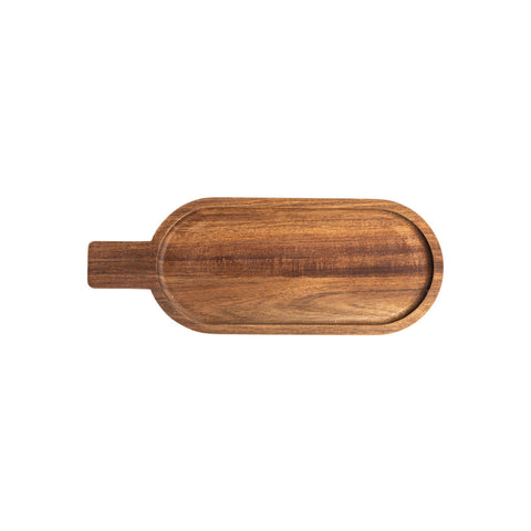 Estia Home Vassoio da portata ovale in legno "Allure" 33,5x13x2 cm