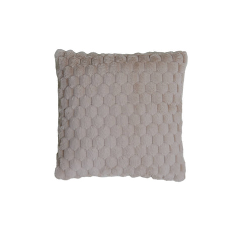 Light & Living Cuscino arredo effetto velluto beige "Vienne" 45x45 cm