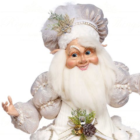 GOODWILL Mark Roberts Elfo di natale Bianco Polo Nord "North Pole White Christmas Elf Doll" H91 cm