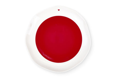 Lot de 2 assiettes de Noël « Conte de Noël » en tissu Nuages ​​D27 x 2,7 cm