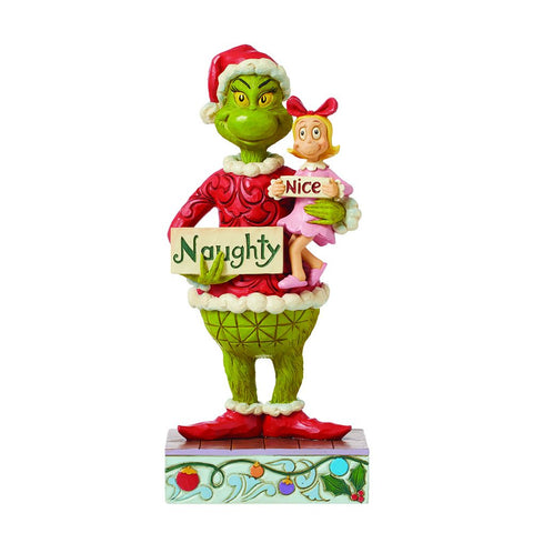 Enesco Statuina natalizia Grinch e Cindy "Jim Shore" 7x11xH24 cm