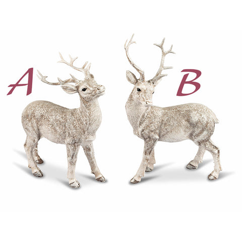 Formano Christmas figurine glitter deer 24 cm 2 variants (1pc)