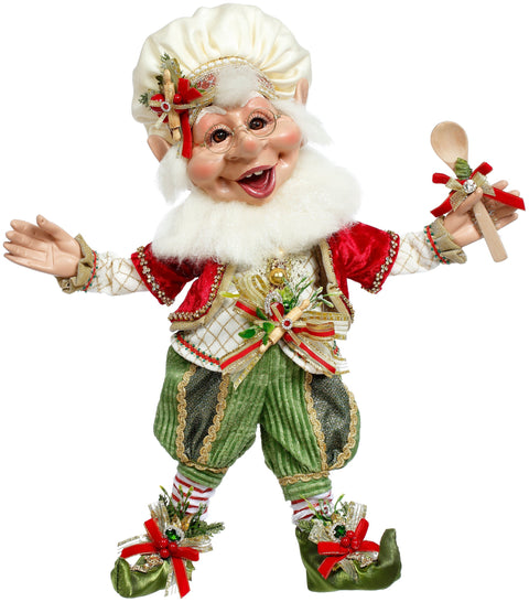+ MED KITCHEN HELPER ELF GRN/RD 46CM