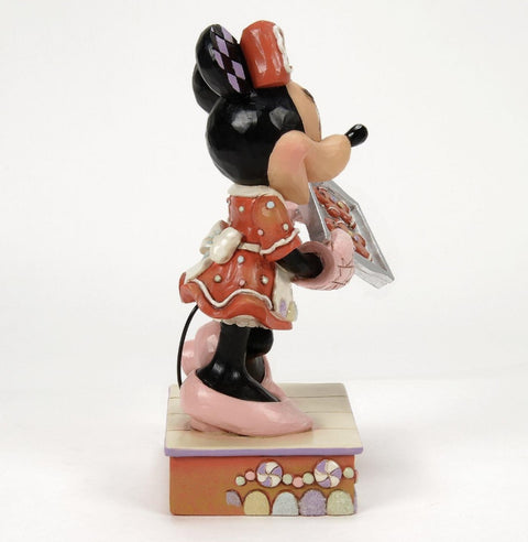 Figurine Enesco Disney Minnie Mouse avec biscuits 8,5x7xH14 cm