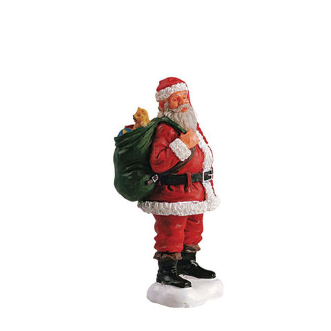 LEMAX Babbo Natale "Santa Claus" in poliresina H6.7 x 3.5 x 3 cm