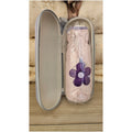 Fiori di lena Ombrello con fiore e custodia Shabby Chic D6xH17 cm 5 varianti(1 unità) - Angelica Home Stabia
