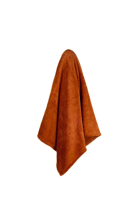 Nuvole di Stoffa Coperta plaid ocra/verde/terracotta 160x190 cm 3 varianti (1 unità)