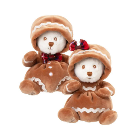 Bukowski Orso Peluche omino pan di zenzero "Ziggy Gingerbread" H15 cm 2 varianti (1 unità)