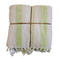 L'Atelier 17 Set 2 asciugamani in cotone con frange "Sorbetto" 11varianti (2pz) - Angelica Home Stabia