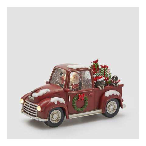 EDG Carillon pick-up Led e glitter con musica 12x28xH16 cm