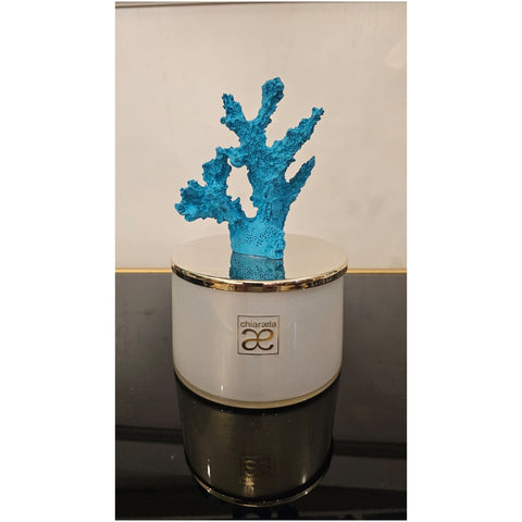 Chiaraela Candela sfera grande Corallo turchese D10.5xH16 cm