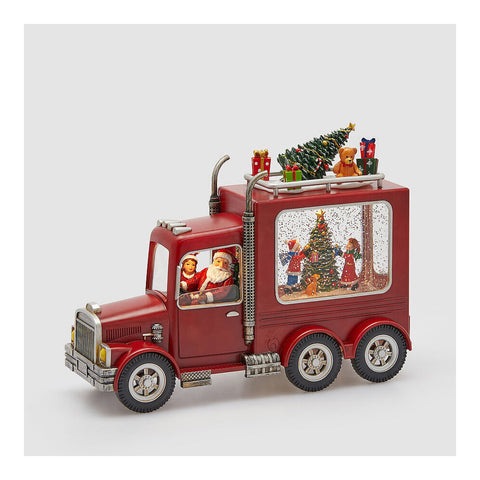 EDG LED and glitter van musical carousel 28x9xH21.5 cm