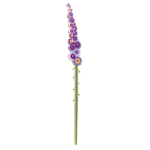 Vesta Fiore decorativo grande in cristallo acrilico H58 cm