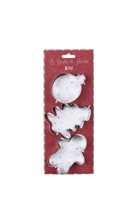 Lot de 3 emporte-pièces « Carrousel » Nuages ​​en tissu 9 cm