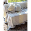 L'Atelier 17 Copritutto matrimoniale con gala "Nuance", Shabby 260x260 cm 2 varianti(1pz) - Angelica Home Stabia