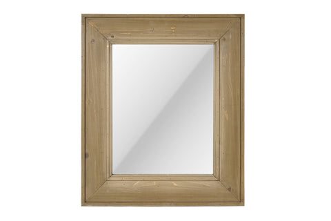 Miroir mural en bois naturel Cloth Clouds 58 x 2 x 68 cm