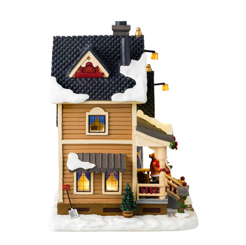 LEMAX LED illuminated building "Christmas Eve At Grandma's" in resin H20.5 x 20 x 15 cm