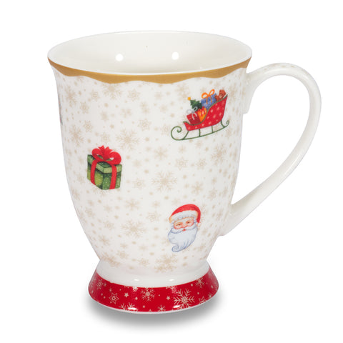 Mug de Noël en porcelaine Henriette "Sweet X'mas"