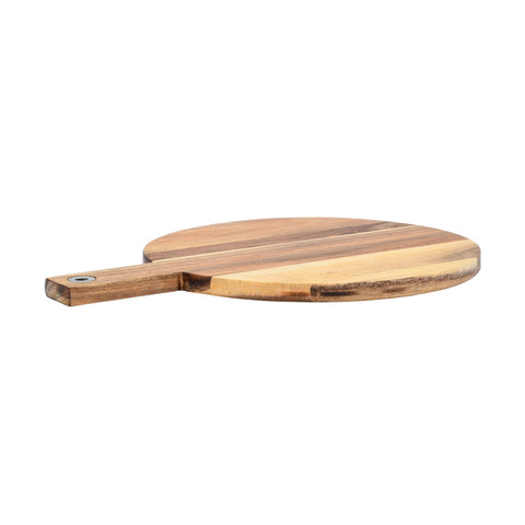 Estia Home Planche à pizza en bois avec poignée et corde « Allure » 40x32xH1.5 cm