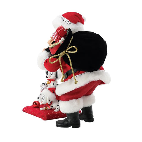 Department 56 Statuina Babbo natale con cagnolini "101 Reasons to Love Christmas" 25x15xH25 cm
