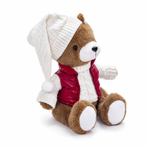 Bruco Orsetto peluche Doudou 40 cm 2 varianti(1 unità)