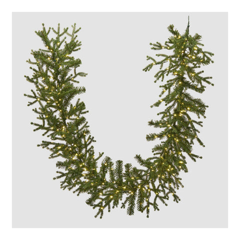 EDG Decorazione natalizia Tralcio Pino Lucciole con 300 mini led 180 cm