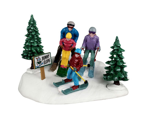 LEMAX Scena personaggi "Family Ski Day" H9.5x12.9x10.6 cm