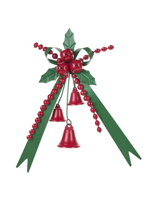 Tissu Nuages ​​décorés d'un nœud et de cloches « Conte de Noël » 36x6x42 cm 2 variantes (1 unité)