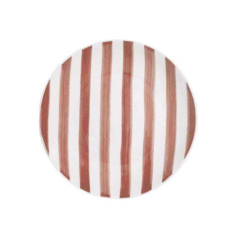 Estia Home Service 18 pièces en porcelaine rose, 6 personnes "Ligne" D27/D20/D20 cm