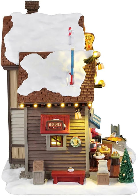 LEMAX Edificio con luci led "The Cocoa Shanty" H21x16.2x20 cm