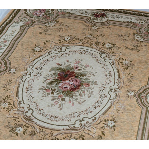 Tapis d'ameublement Blanc Mariclò Beige « Élégant » fabriqué en Italie 85 x 150 cm