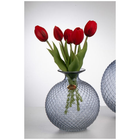 Divina Collection Vaso medio in vetro trasparente "Serenya" D15xH16 cm