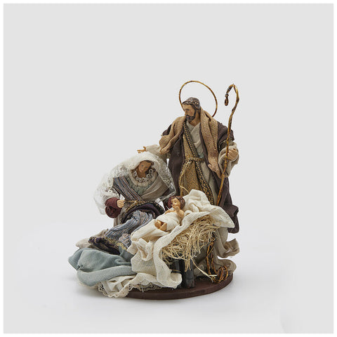 Figurine de la Nativité EDG Enzo De Gasperi en résine 20x19xH26 cm