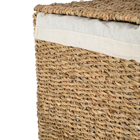 Estia Home Cestino Porta Biancheria in vimini "Nerina" 46x31xH55 cm