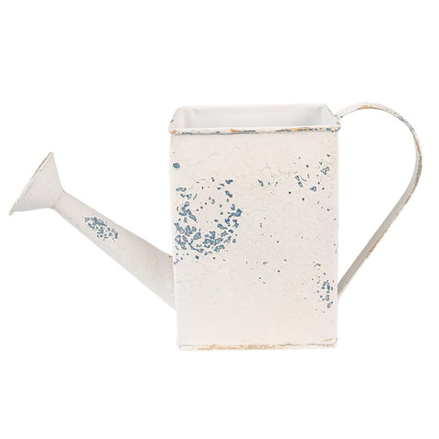 Clayre & Eef annaffiatoio vaso  avorio anticato 31x9x17 cm