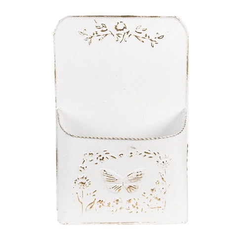 Clayre & Eef Portavaso per piante in ferro anticato 27x9x41 cm