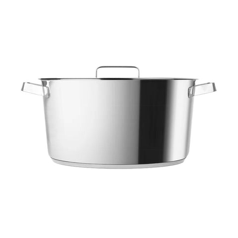 Estia Home Casseruola bassa in acciaio inox + coperchio "Allegro" 30 cm