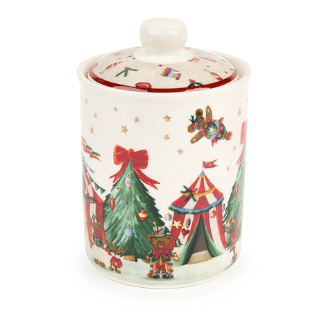 Nuvole di Stoffa Porcelain jar "Bear Wonderland" 600 ml