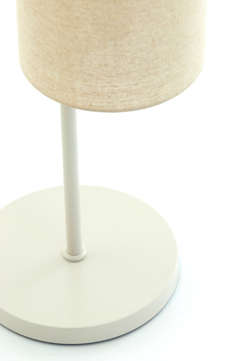 Light & Living Lampada da terra in tessuto beige "Benigno" D32xH155.5 cm