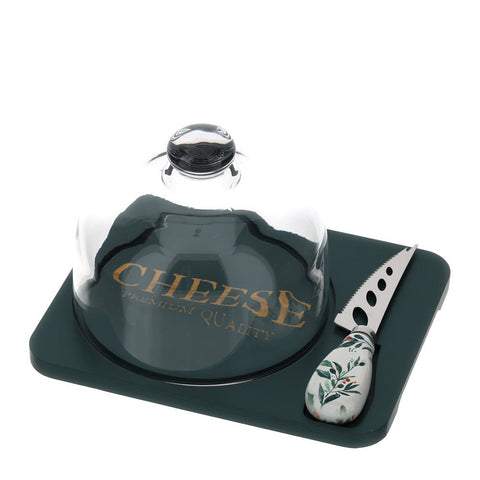 SET TAGLIERE X'MAS LEGNO 19X15CM VERDE