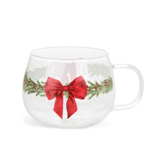 Nuvole di Stoffa Tazza di natale "VINTAGE TOYS" vetro borosilicato 300 ml