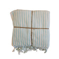 L'Atelier 17 Set 2 asciugamani in cotone con frange "Sorbetto" 11varianti (2pz) - Angelica Home Stabia