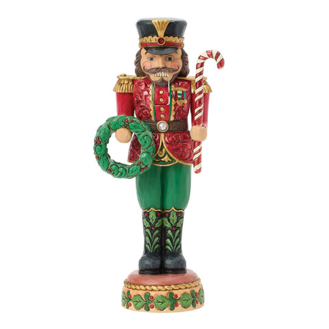 Enesco Statuina Soldato Schiaccianoci di Natale, Jim Shore 8x7xH20 cm
