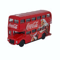 Oxford Routemaster Autobus Modellino Coca Cola Xmas 1/76 8.2x3.4xH4.2 cm - Angelica Home Stabia