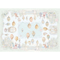 Blanc Mariclò Tovaglia rettangolare di pasqua in cotone "Rococo" 160x220 cm - Angelica Home Stabia