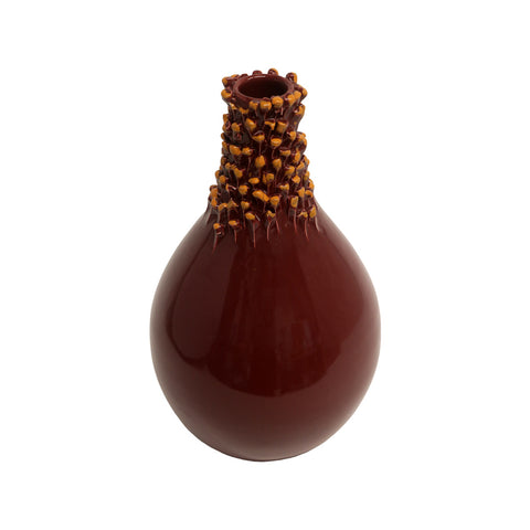 Virginia Casa Vaso a bottiglia porta fiori in ceramica D22xH40 cm 3 varianti(1 unità)