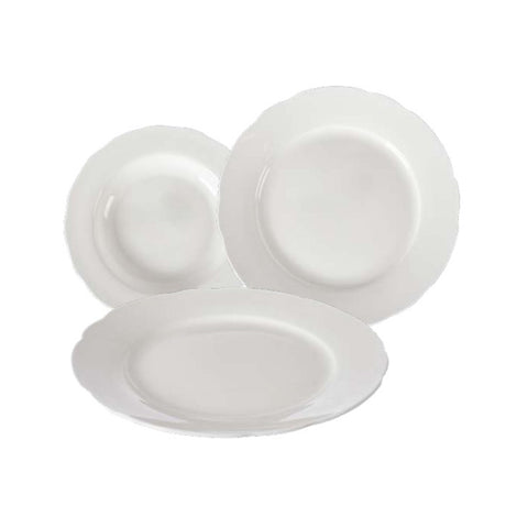 Coccole di Casa Service de vaisselle en porcelaine pour 6 personnes D26/21/20 cm